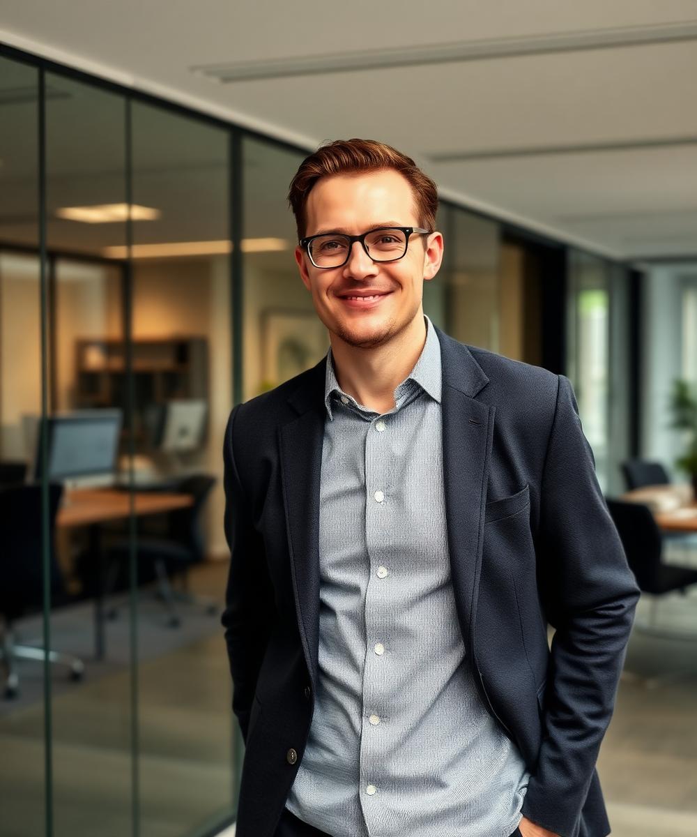 Martin Hofbauer in seinem Grazer Softwareunternehmen